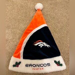 Denver Broncos NFL Santa Hat
